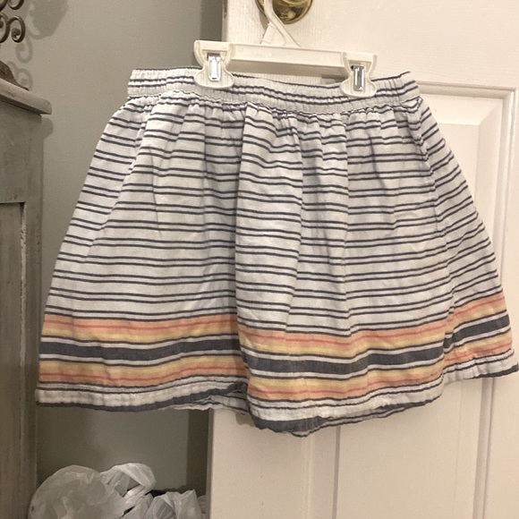 Striped cotton spring skirt - Picture 3 of 5
